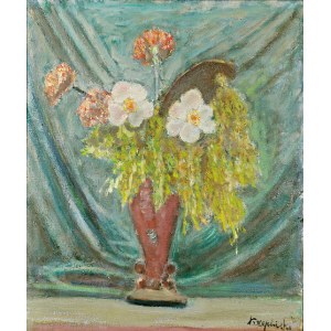 Czesław RZEPIŃSKI (1905-1995), Kwiaty w wazonie