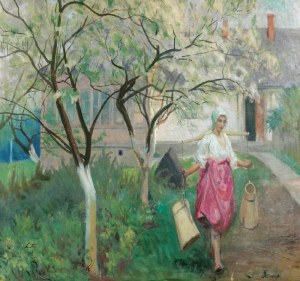 Stanisław KLIMOWSKI (1891-1982), Dziewczyna niosąca wodę - Hanka