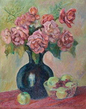 Zdzisław CZAJA (ur. 1929), Martwa natura z różami