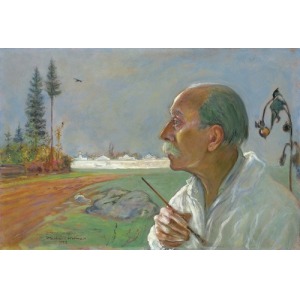 Hofman Vlastimil, AUTOPORTRET ARTYSTY. PRZEMIJANIE, 1958