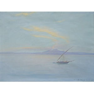 Bratkowski Roman, WIDOK Z CAPRI, 1926