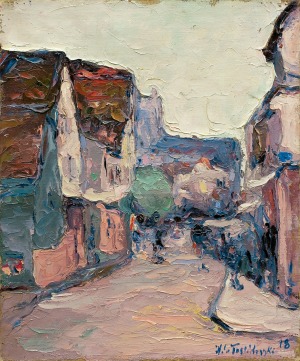 Terlikowski Włodzimierz, RUE THIERS W TROYES, 1918