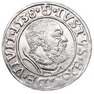 Preussen, Albrecht Hohenzollern, Groschen 1538, Konigsberg