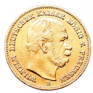 Germany, Preussen, Wilhelm I, 5 mark 1877 B