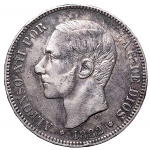 Spain, Alfonso XII, 3 pesetas 1882, Madrid