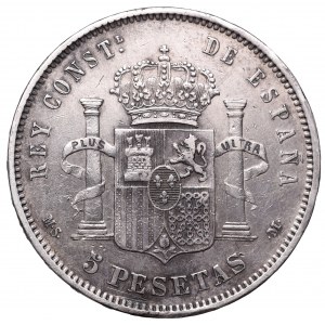 Spain, Alfonso XII, 3 pesetas 1882, Madrid