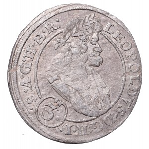 Schlesien, Leopold I, 3 kreuzer 1696, Brieg