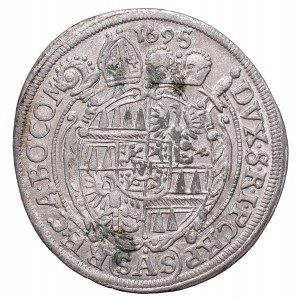 Austria, Karol II Liechtenstein, 3 krajcary 1695 SAS, Ołomuniec