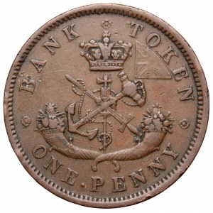 Kanada, 1 pens 1857
