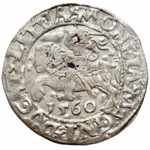 Sigismund II Augustus, 1/2 groschen 1560, Vilnius - L/LITVA