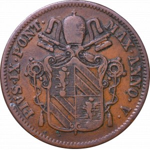 Vatican, Pius IX, 1 baiocco 1850