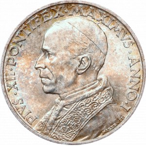 Vatican, Pius XII, 5 lire 1939