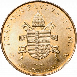 Watykan, Jan Paweł II, 200 lirów 2001