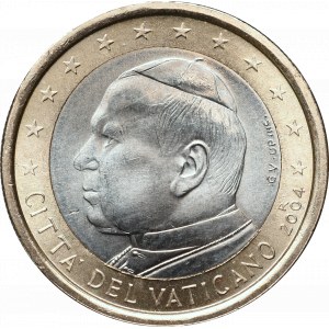 Vatican, John Paul II, 1 Euro 2004
