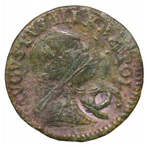 August III, Solidus 1751 countermarked