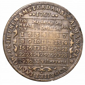 Niderlandy, Wilhelm V, Medal 1767