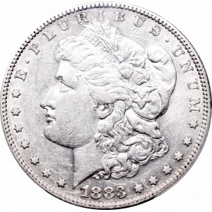 USA, Morgan dolar 1883 San Francisco - PCGS AU Det.