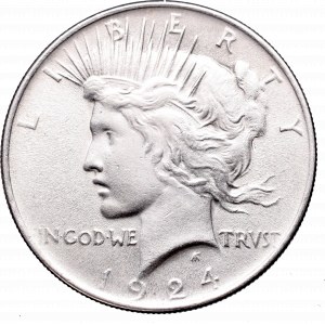 USA, 1 dollar 1924 Peace dollar