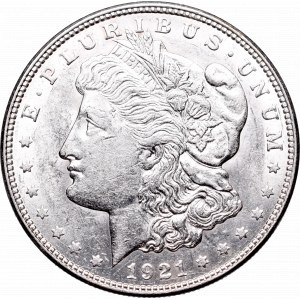 USA, 1 dolar 1921 D Morgan dollar