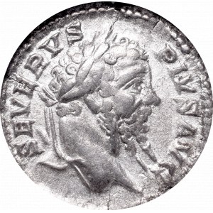 Cesarstwo Rzymskie, Septymiusz Sewer, Denar - NNC AU58