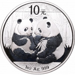 Chiny, 10 Yuanów Panda 2009