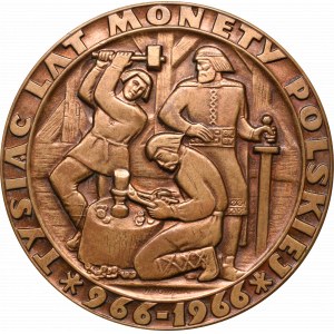 Medal 1000 Lat Monety Polskiej