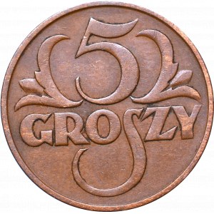 II Republic of Poland, 5 groschen 1930