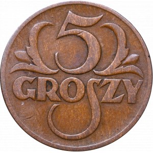 II Republic of Poland, 5 groschen 1934