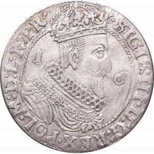 Sigismund III, 1/4 thaler 1624, Danzig - date overstriked