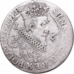 Sigismund III, 1/4 thaler 1624, Danzig - date overstriked