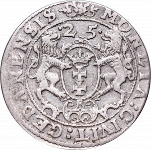 Zygmunt III Waza, Ort 1625, Gdańsk - R:P