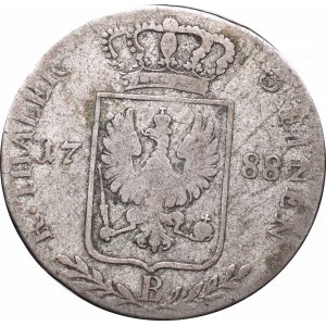 Germany, Preussen, Friedrich Wilhelm II, 1/3 thaler 1788 Breslau