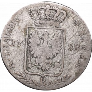 Niemcy, Prusy, Fryderyk Wilhelm II, 1/3 talara 1788 Wrocław
