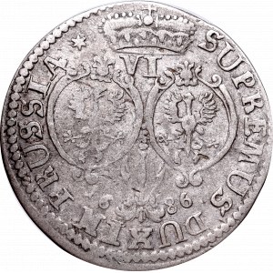Germany, Prussia, Frederick Wilhelm, 6 groschen 1686 BA Konigsberg