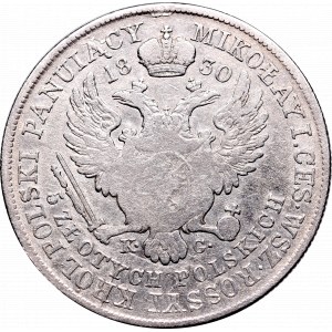 Kingdom of Poland, Nicholas I, 5 zloty 1830 KG