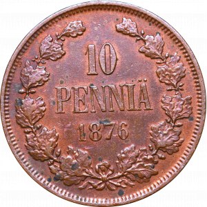 Russian occupation of Finland, Alexander II, 10 penni 1876