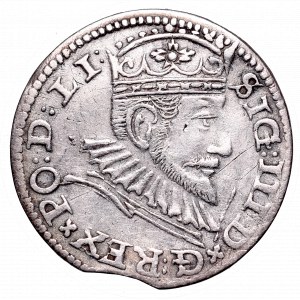 Zygmunt III Waza, Trojak 1592, Ryga - nieopisany LI: