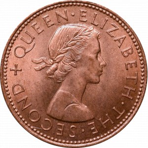 New Zeland, Half Penny 1963