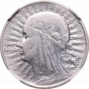 II Rzeczpospolita, 2 złote 1932 Głowa kobiety - NGC AU Details