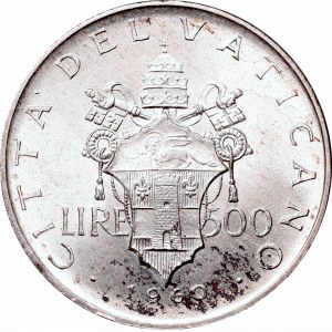 Watykan, Jan XXIII, 500 lirów 1960