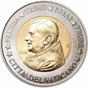 Vatican, Benedictus XVI, Specimen 2 Euro 2006