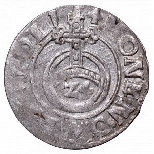 Zygmunt III Waza, Półtorak 1614, Bydgoszcz - cyfry daty nad jabłkiem