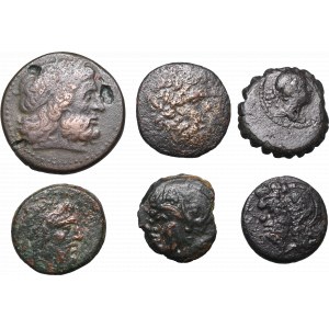 Lot of greek coins