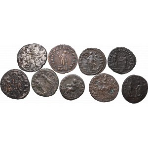 Zestaw monet rzymskich
