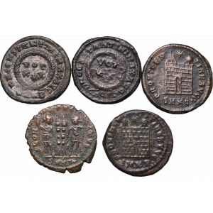 Zestaw monet rzymskich