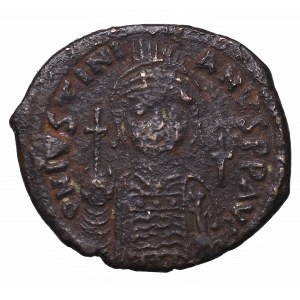 Byzantine, Justinian, Half follis Nicomedia