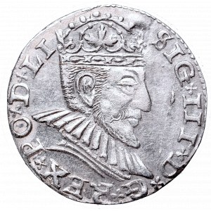 Zygmunt III Waza, Trojak 1590, Ryga - nieopisany