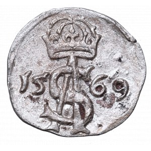 Sigismundus II Augustus, 2 denar 1569, Vilnius