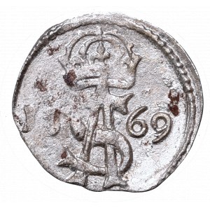 Sigismundus II Augustus, 2 denar 1569, Vilnius