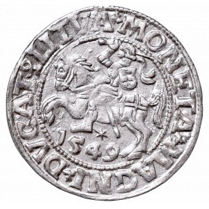 Sigismund II Augustus, Half-groat 1549, Vilnius - LI/LITVA